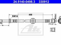 Furtun frana MERCEDES VITO / MIXTO caroserie (W639) (2003 - 2016) ATE 24.5140-0498.3 piesa NOUA