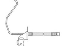 Furtun frana OPEL ASTRA G caroserie F70 FERODO FHY3054