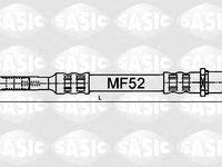 Furtun frana OPEL ASTRA G hatchback (F48_, F08_), OPEL ASTRA G combi (F35_), OPEL ASTRA G limuzina (F69_) - SASIC 6606046