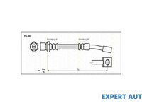 Furtun frana Opel CORSA B (73_, 78_, 79_) 1993-2002 #2 02696