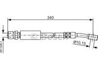 Furtun frana OPEL CORSA B (73_, 78_, 79_) - OEM - MAXGEAR: 52-0112 - W02281339 - LIVRARE DIN STOC in 24 ore!!!