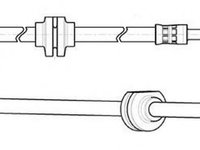 Furtun frana OPEL INSIGNIA combi FERODO FHY2834