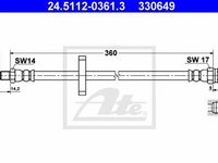 Furtun frana PEUGEOT BOXER caroserie 244 ATE 24511203613