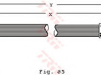 Furtun frana PHB303 TRW pentru Renault Laguna