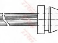 Furtun frana PHD499 TRW pentru Chevrolet Matiz Chevrolet Spark Daewoo Matiz