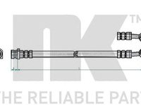 Furtun frana punte spate dreapta HYUNDAI I30 07-12 310MM - Cod intern: W20097301 - LIVRARE DIN STOC in 24 ore!!!