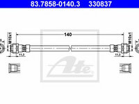 Furtun frana SKODA FABIA Combi (6Y5) (2000 - 2007) ATE 83.7858-0140.3