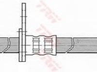 Furtun frana SUBARU IMPREZA Limuzina (GD) (1999 - 2016) TRW PHD437 piesa NOUA