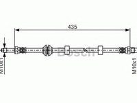 Furtun frana VW GOLF III Cabriolet 1E7 BOSCH 1987476415