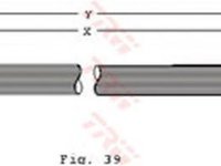 Furtun frana VW GOLF III Cabriolet 1E7 TRW PHB128