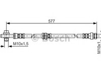 Furtun frana VW JETTA IV (162, 163) (2010 - 2020) BOSCH 1 987 476 282