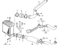 Furtun intercooler egr 1.9 TDI (E3) Volkswagen Golf 1J 66 kw ALH 1999 2000 OEM 1J0145838E