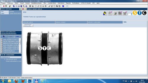 Furtun intercooler turbo-1J0.145.834T