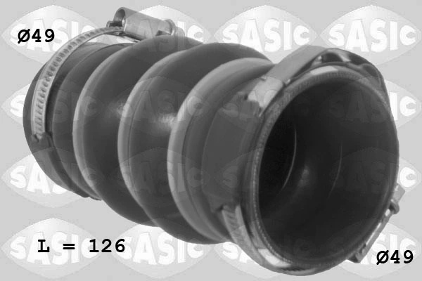 Furtun intercooler/turbo Intercooler Sasic DS DS 3 (SA_) 2015-2019 - 3330016