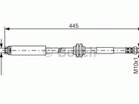 Furtun supracurgere combustibil 1 987 476 180 BOSCH pentru Ford C-max Ford Focus