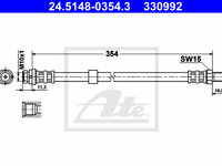 Furtun supracurgere combustibil 24 5148-0354 3 ATE pentru Ford Tourneo Ford Transit
