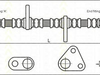 Furtun supracurgere combustibil 8150 40121 TRISCAN pentru Honda Civic Rover 400 Rover 45