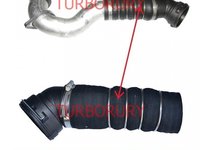 Furtun turbina-intercooler dreapta BMW Seria 5 E60 11617808414