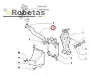 FURTUN TURBO ALFA ROMEO 156, 147 -PRODUS NOU