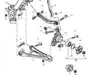 Fuzeta punte spate Vw Touareg VW OE 7L6505436A