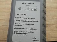G052182A2 Ulei cutie automata DSG cu dublu ambreiaj VW AUDI SEAT SKODA