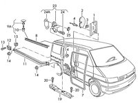 GARNITRA USA Stanga/DR FATA VW CARAVELLE 97-03