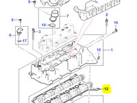 Garnitura capac chiulasa Jaguar XE 2015+ / Jaguar XF 2016+ 2.0 ingenium