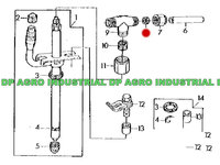 Garnitura injector Renault 6005013291, R51936, 6115-1