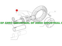 Garnitura piston hidraulic John Deere R59966