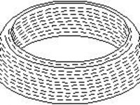 Garnitura, racord evacuare AUDI 90 (8C, B4), AUDI 80 Avant (8C, B4), AUDI 100 limuzina (4A, C4) - TOPRAN 107 218