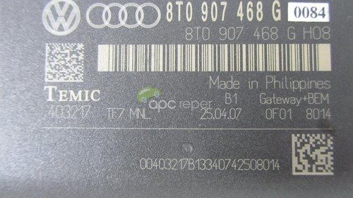 Gateway Original Audi A4 8k, A5 cod 8T0907468G