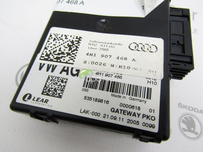 Gateway Original / Modul CAN Audi A8 4H D4 - Cod: 4H1907468A
