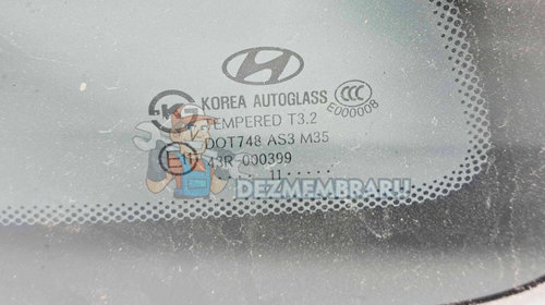 Geam caroserie fix stanga Hyundai Santa Fe 2 (CM) [Fabr 2005-2012] OEM 2.2 D4HB
