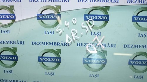 Geam dreapta spate Volvo s40 2007