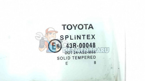 Geam fix usa stanga spate OEM Toyota Yaris (P9) [Fabr 2005-2011] 1.0