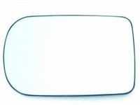 Geam oglinda Bmw Seria 5 (E39), 01.1997-06.2004, Seria 7 (E38), 04.1994-12.2001, partea Stanga, culoare sticla culoare albastra , sticla asferica, 51167001763, 166x105mm