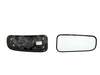 Geam oglinda exterioara cu suport fixare Hyundai H350, 09.2014-, Dreapta, incalzita, geam convex, cromat, inferior