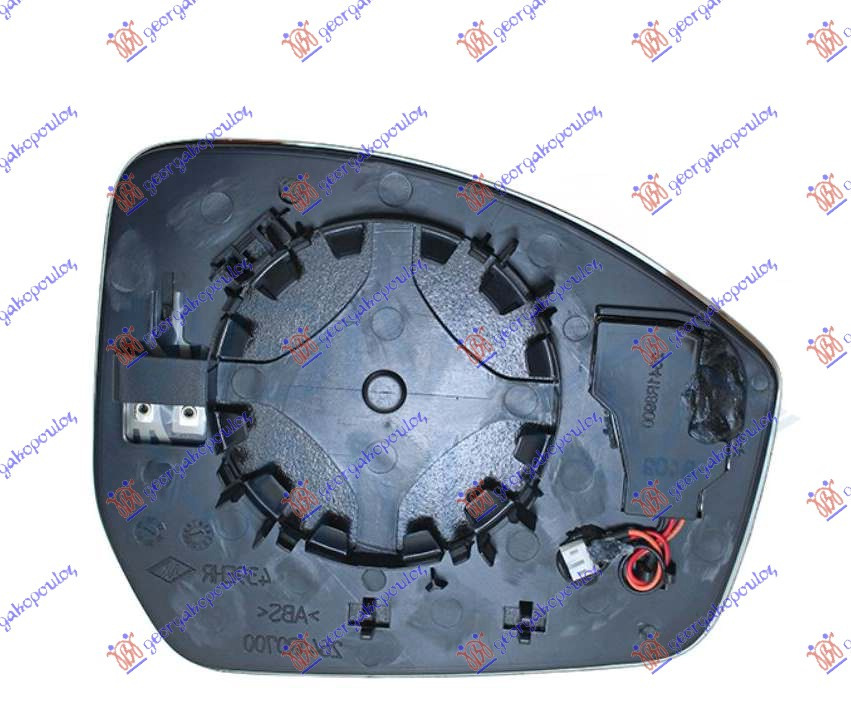 GEAM OGLINDA INCALZITA (CU UNGHI MORT) (CONVEX) - F2, JAGUAR, JAGUAR E-PACE 17-, 421007612