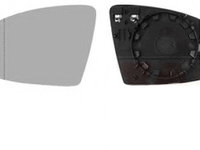 Geam oglinda Vw Golf 7 (5k), 10.2012-, partea Stanga, culoare sticla crom , sticla asferica, cu incalzire, 5G0857521, View max
