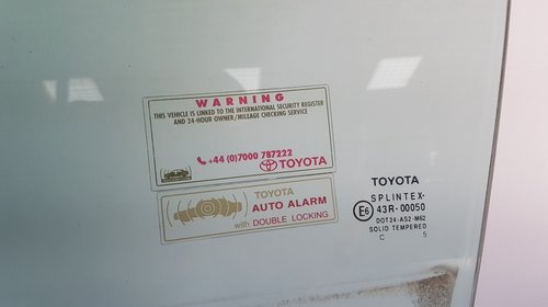 Geam stanga fata Toyota Avensis 2003-2009