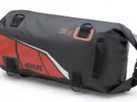 Geanta bagaje prndere scaun motocicleta WATERPROOF SEAT ROLLER BAG GIVI, culoare negru/rosu (30 l)