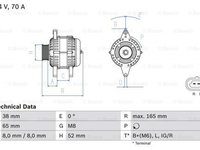 Generator Alternator 0 986 082 910 BOSCH