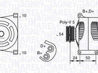 Generator / Alternator (063377027010 MAGNETI MARELLI) ABARTH,FIAT,LANCIA