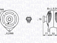 Generator / Alternator (063377418010 MAGNETI MARELLI) FORD