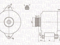 Generator / Alternator (063731409010 MAGNETI MARELLI) MAZDA