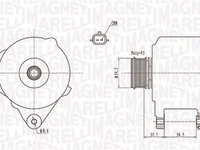 Generator Alternator 063731860010 MAGNETI MARELLI pentru Renault Clio Renault Euro Renault Fluence Renault Megane Renault Gran Renault Kangoo