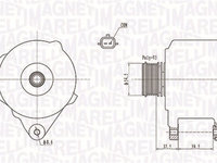 Generator / Alternator (063731860010 MAGNETI MARELLI) RENAULT