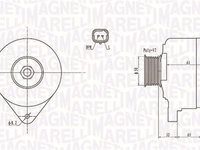 Generator / Alternator (063731959010 MAGNETI MARELLI) HYUNDAI,OPEL,RENAULT