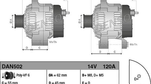 Generator / Alternator ALFA ROMEO 147 937 Pro