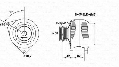 Generator / Alternator AUDI 80 Avant (8C, B4)